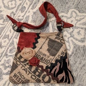 Bag/purse with florets